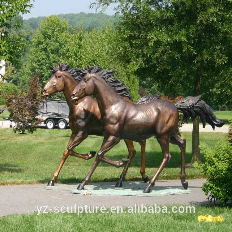 Outdoor Life Size Bronze Running Horse Statues For Sale Buy Bronze