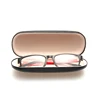 Hot Leather Glasses Case For men Waterproof Hard Frame Eyeglass Case Women Reading Glasses Box Black Spectacle Cases