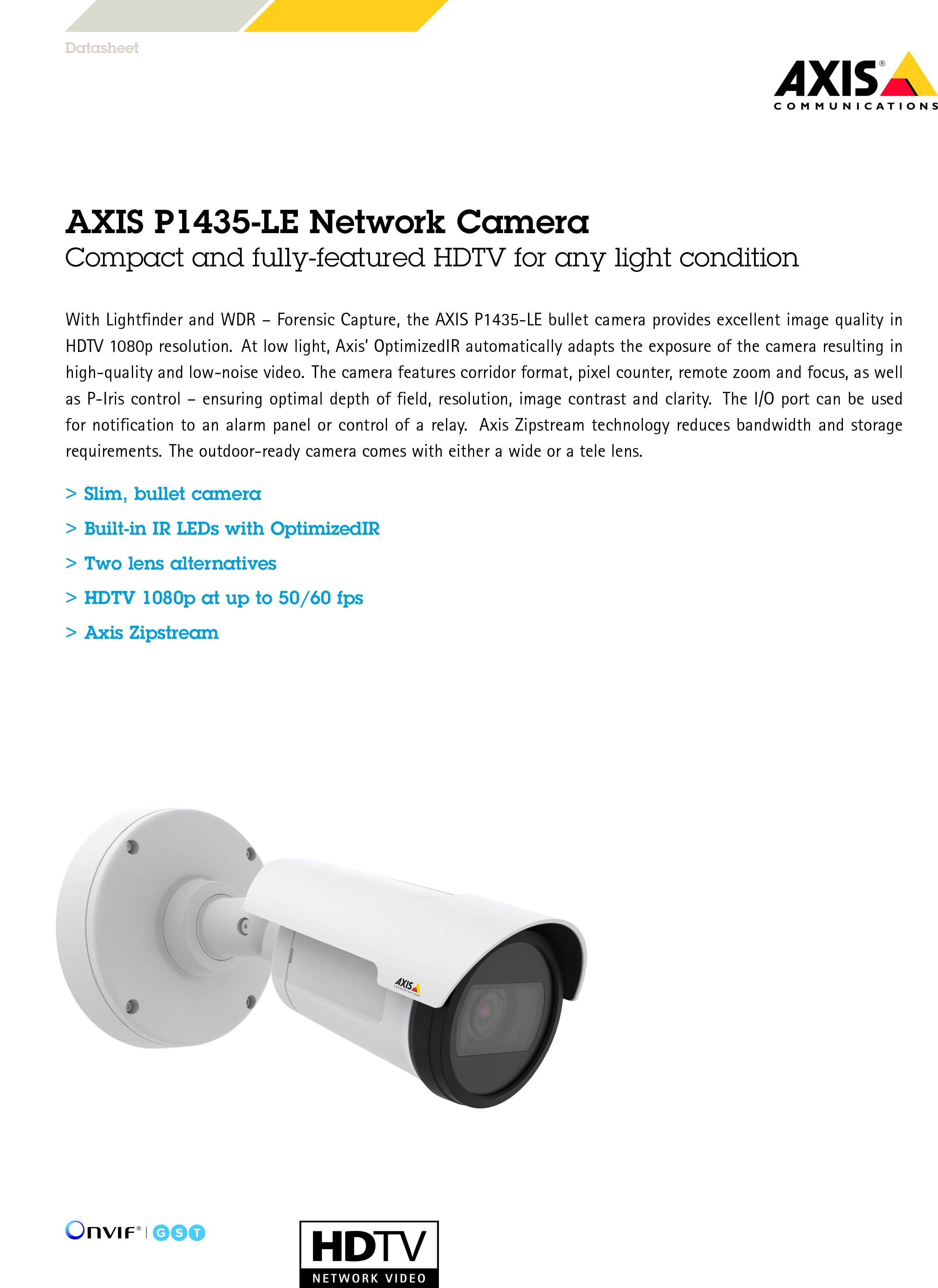 Axis P1435-le Network Camera - Buy Product On Importgm International 