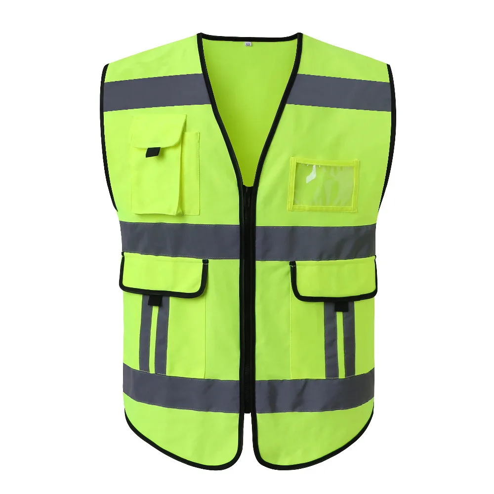 Reflective Safety Vests With Pockets - Buy Safety Vests,High Visibility ...