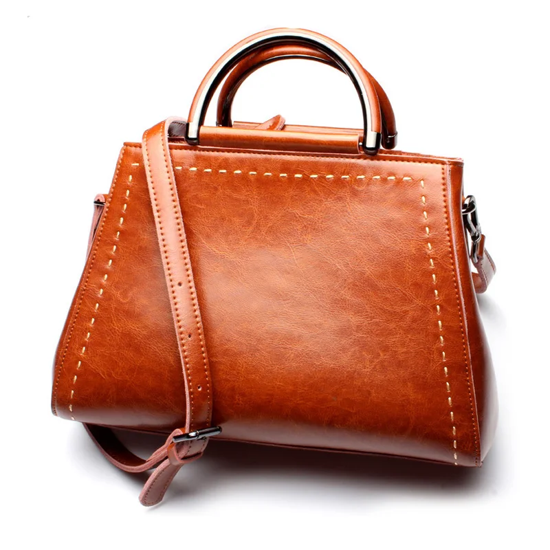 New arrival designer bags genuine leather lady handbag women famous big brand tote bag with handle