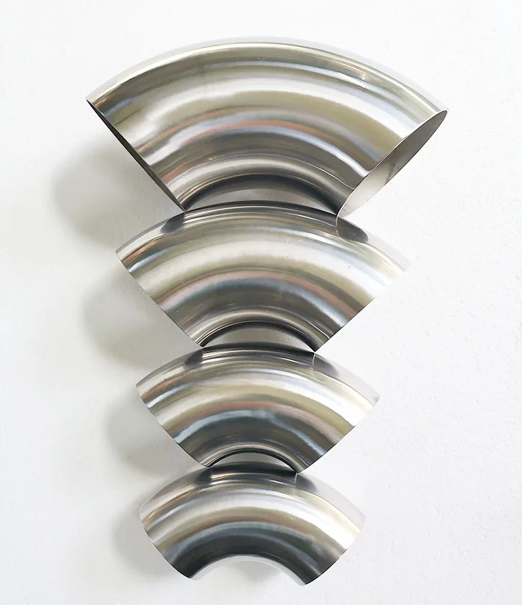 Titanium exhaust 45 90 degree bends elbow for exhaust system