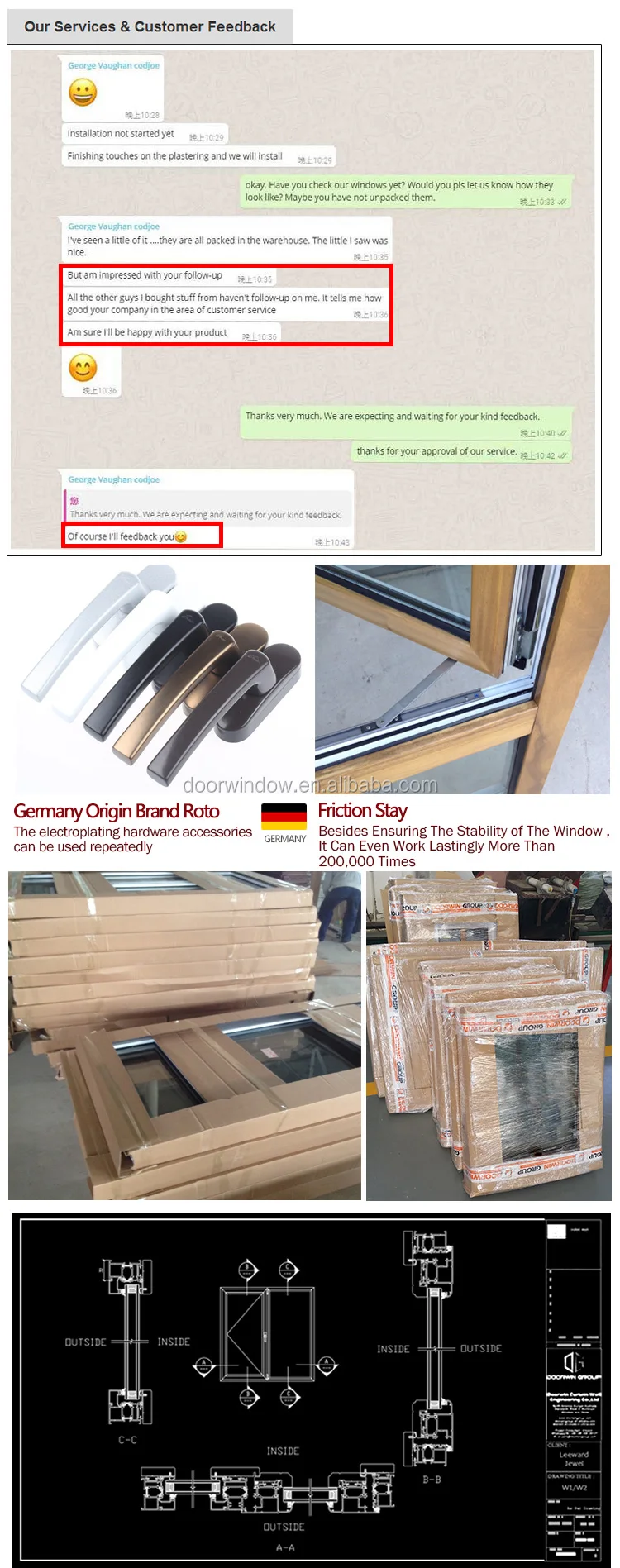 Factory price wholesale replace steel window frames with aluminium ready made wooden windows