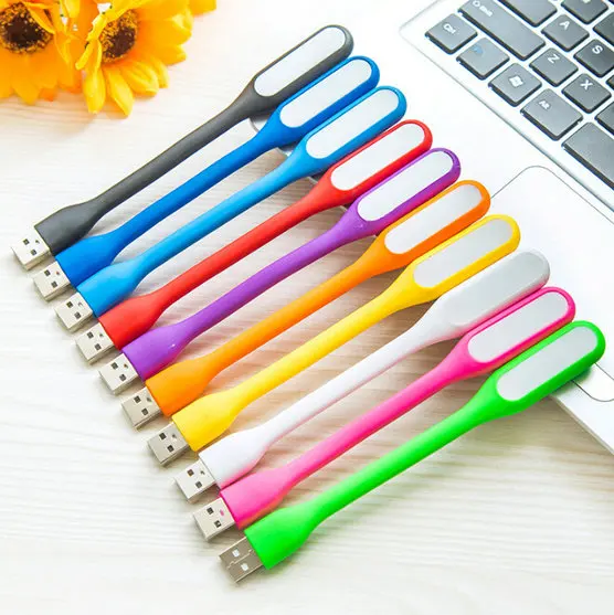 Wholesale Portable useful Bendable Mini USB LED Lamp Light for Laptop