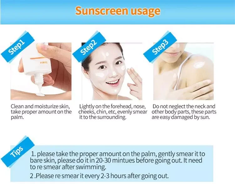 Facial And Body Sunscreen Spf30/pa++ Moisturizing Healthy Cream + Sun ...