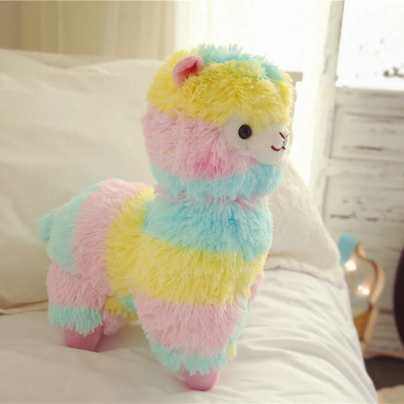 35cm New Alpaca Llama Stuffed Animal Toys Cartoon Plush Doll Gift For Kids 