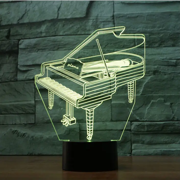 Lámpara de piano piano lámpara piano lámpara lámpara escritorio iluminación piano 