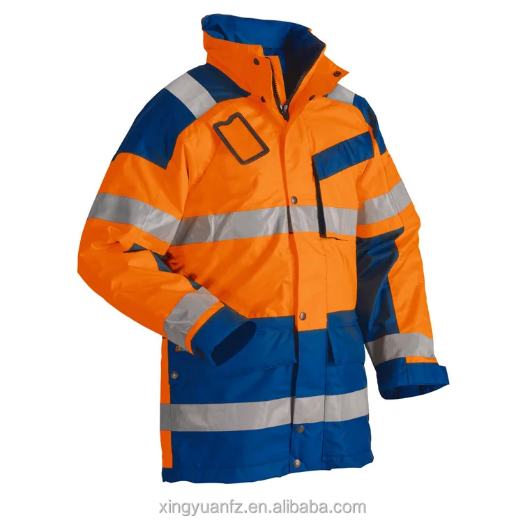 High Visibility Cheap Warm Mens Firefighter Winter Jackets - Buy ...