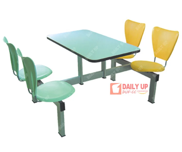 Dining Set Restaurant Chairs And Tables School Canteen Furniture Eating Desk with Chair