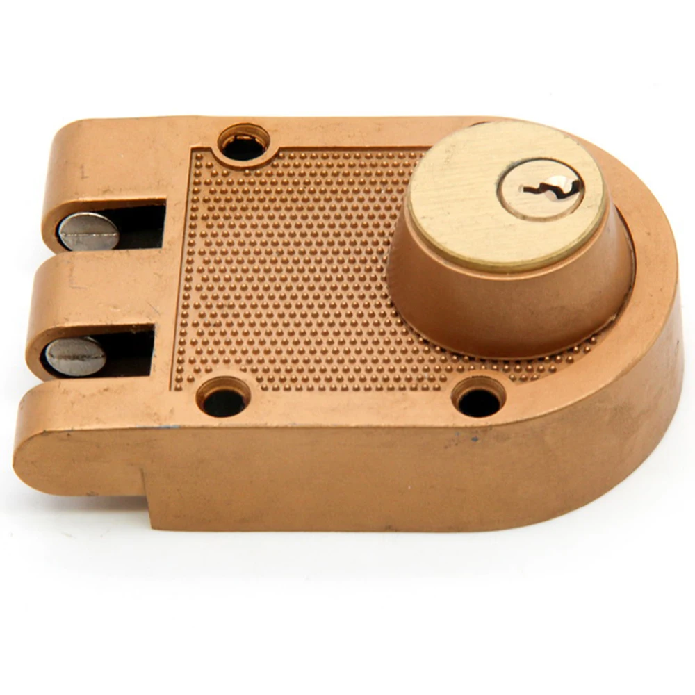 security  double cylinder night latch deadbolt door rim lock