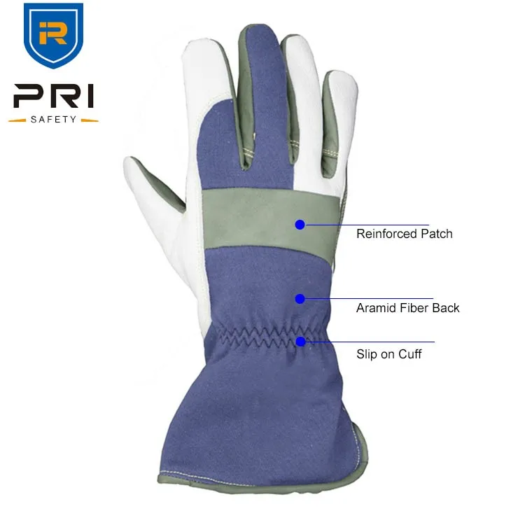 Pri Goatskin Tig Protective Flash Resistance Fire Heated Arc Electric