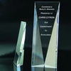 Crystal Chairman Quality Award Trophy For Commitment To Excellence