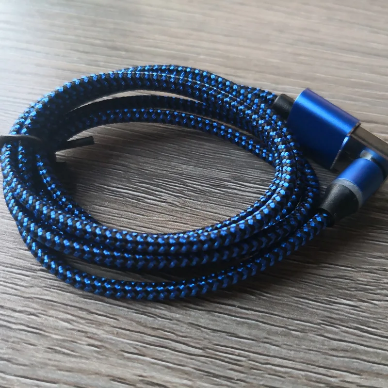 Amazon Hot-selling Braided Design USB Cable 1 2 3 Magnetic Connectors USB Data Cable for Iphone XS And Smartphone