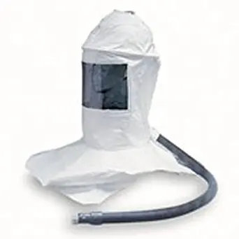 Deluxe Tyvek Double Bib Hard Hat Hood w/ Hard Hat w/Air Temperature Controller w/Hansen Fittings