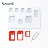 Micro sim slot+3 nano slots multi sim card adapter