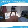 DEFI 4 screen Interactive floor system support 4 projectors including Edge Blending setting 9 effects
