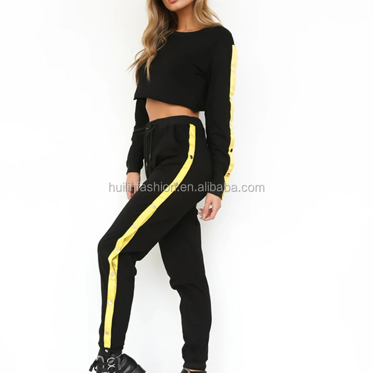 black two piece tracksuit