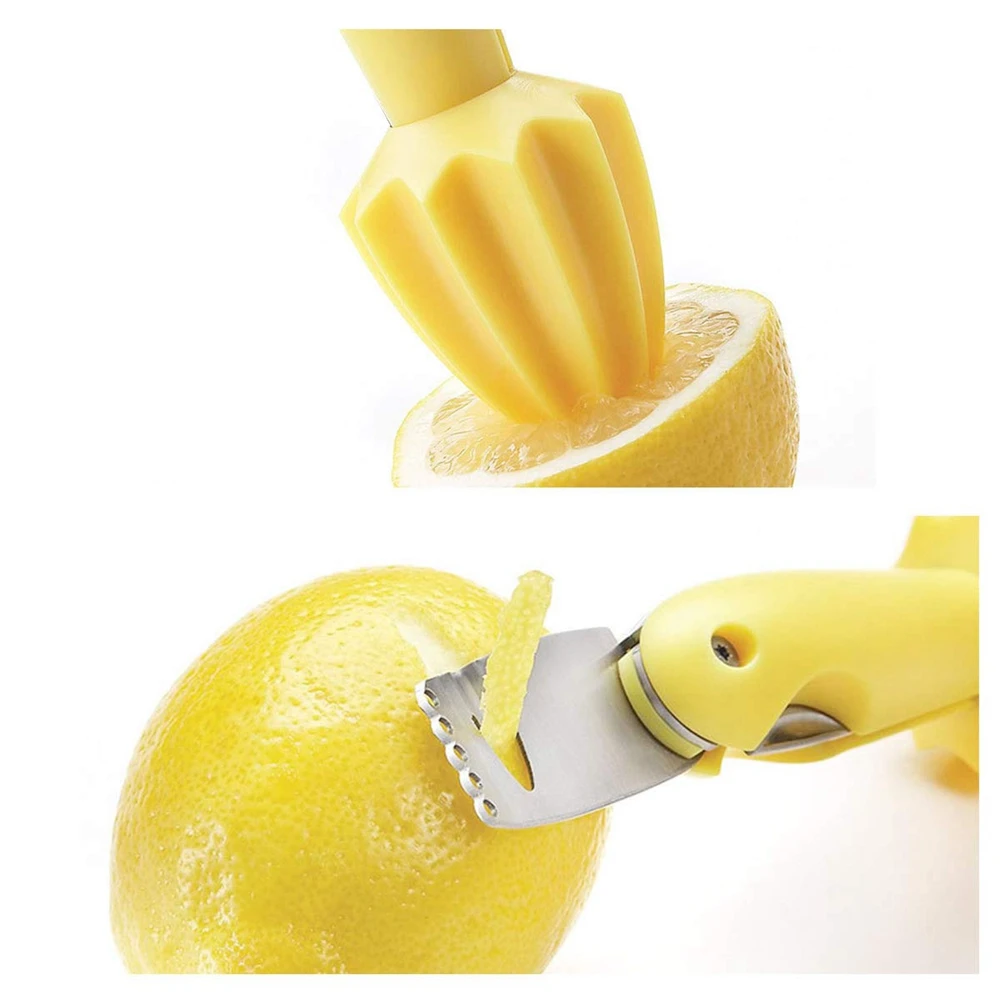 Multipurpose Lemon Reamer With Knife Manual Lemon Juicer Citrus Press