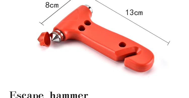 Top Amazon Portable Car Emergency hammer with pliers folding Escape tool Steel Axe Multifunctional Car Safety Hammer for outdoor