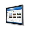12.1 inch super thin bezel industrial panel mount monitor touch screen sale all in one advertising display