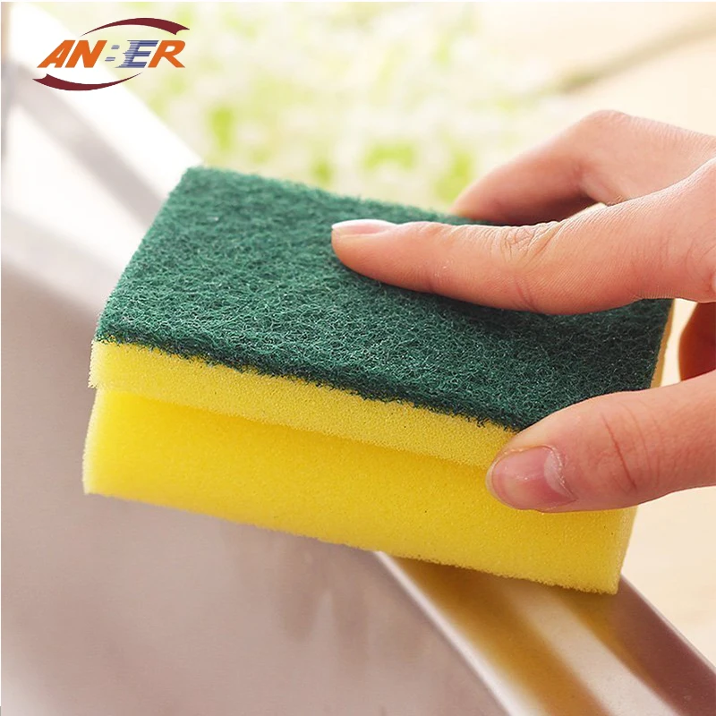 Nonabrasive Green Sponge Scourer With Scouring Pad Buy Green Sponge