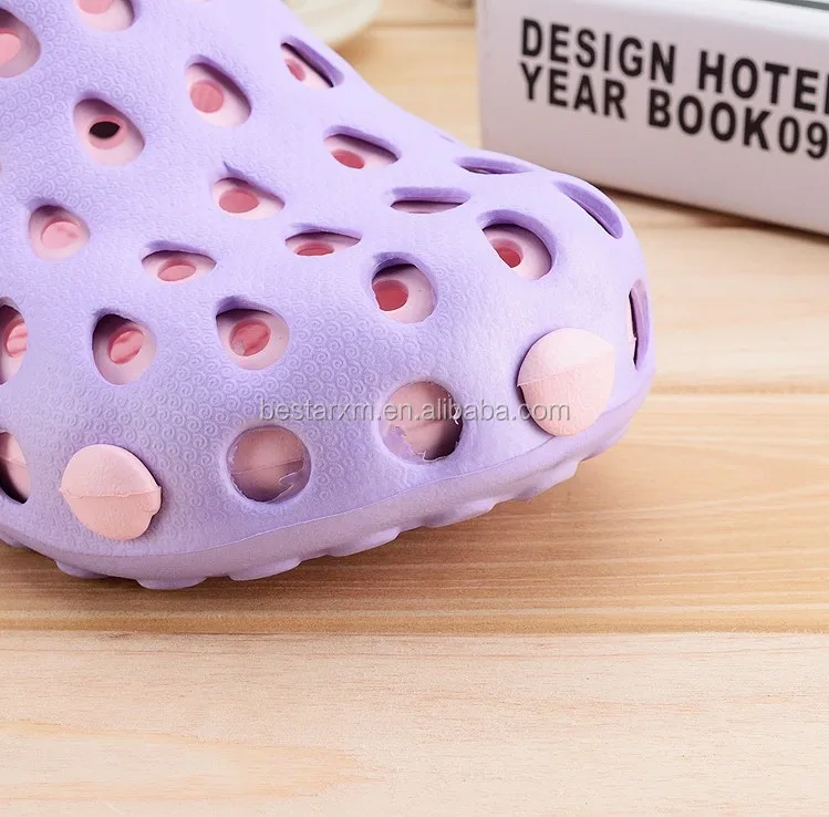 Hot sell eva garden shoes colorful women clogs sandals.JPG
