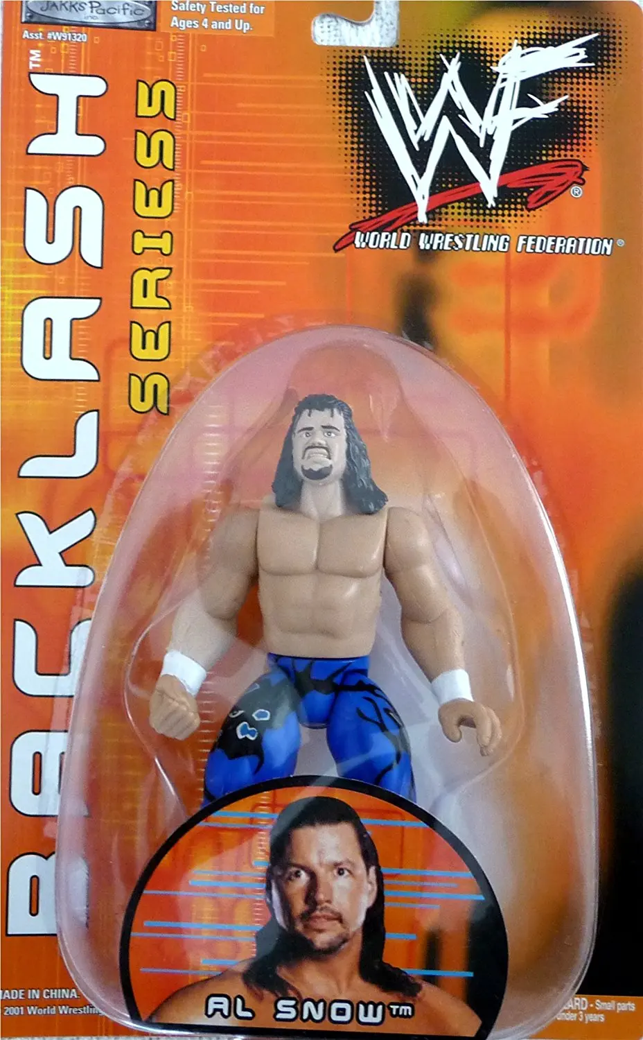 AL SNOW - WWE WWF Wrestling Exclusive Backlash Series 5 Figure Toy by Jakks Pacific