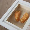 Moms Present Baby Hands and Feet Casting Print KIT photo Frame
