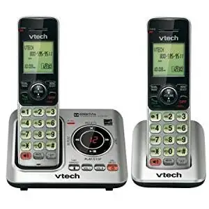 Vtech CS6629-2 DECT 6.0 1.90 GHz Cordless Phone - Silver VTCS6629-2