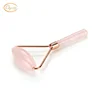 Wholesale natural pure rose quartz stone massage beauty jade facial roller set for face slimming