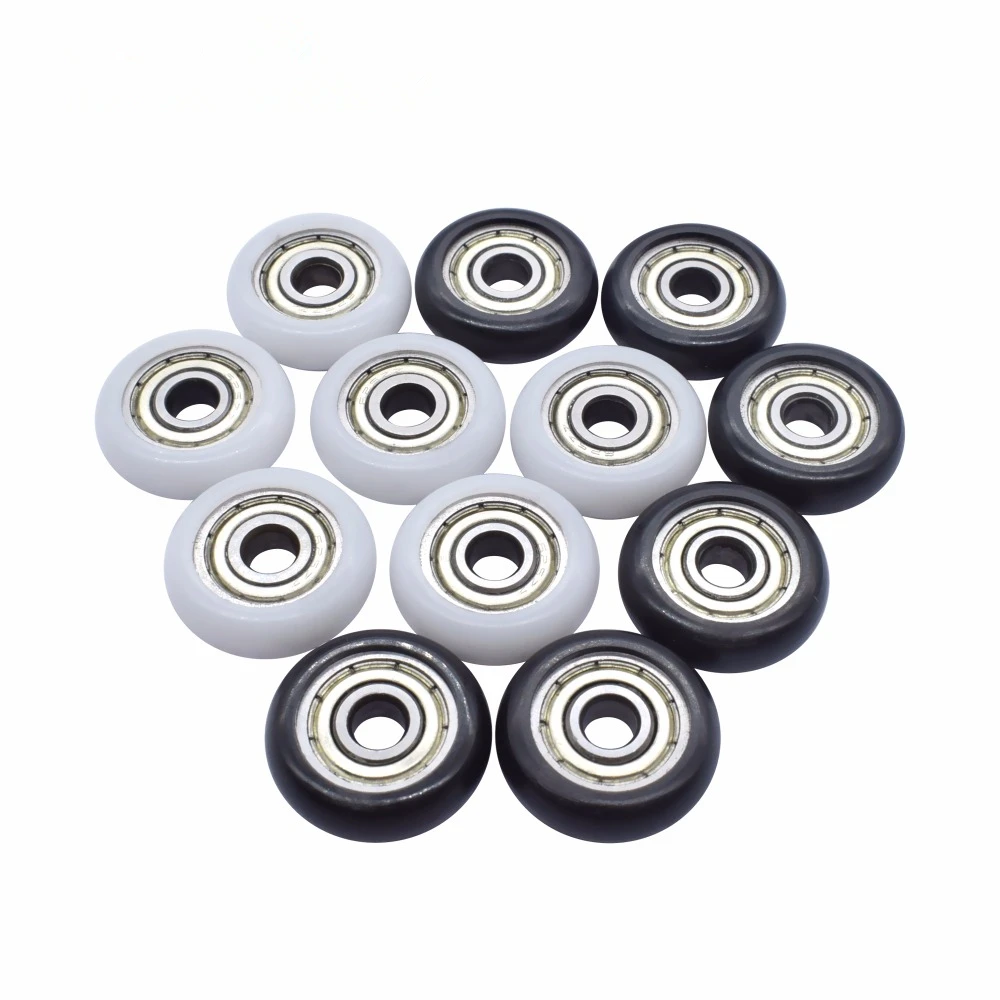 3d Printer Nylon Plastic Wheel With Bearings Bearing Roller Wheel Pom ...