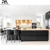 wholesale cheap china factory solid wood kitchen cupboard furniture modern design Home Furniture Modular Kitchen Cabinet