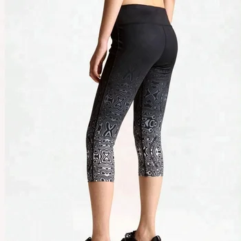 Tela Suplex Grueso Leggings Retro Nylon Cropped Yoga Pants - Buy Tela ...