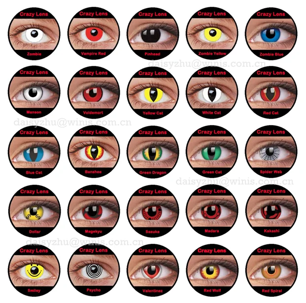 halloween contacts anime naruto cosplay wholesale crazy color contact lenses sharingan contact lens buy sharingan contact lenscrazy contact lens