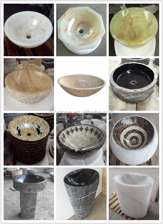 Runde Rot Farbe Marmor Waschbecken Und Becken - Buy Rose Rotem Marmor