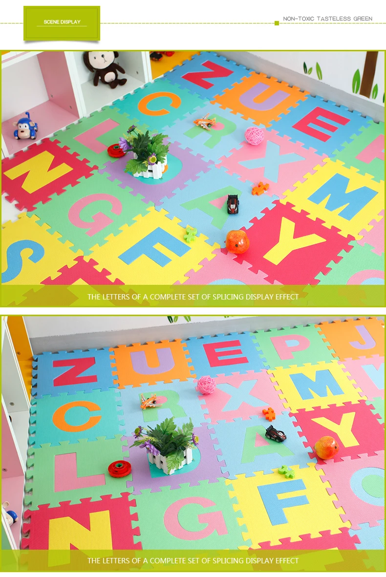 Children Play Mat Alphabet Abc Floor Mat For Kids (educational,Safe