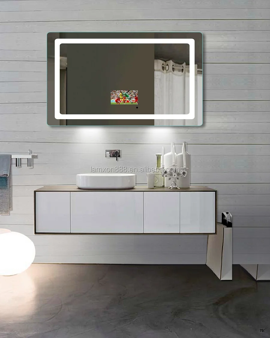 French Style Salon Mirror Tv,Led Illuminated Magic Tv Mirror For ...