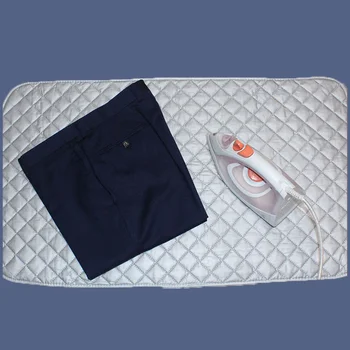 Extra Large Insulated Ironing Mat Moveable Silver Ironing Board