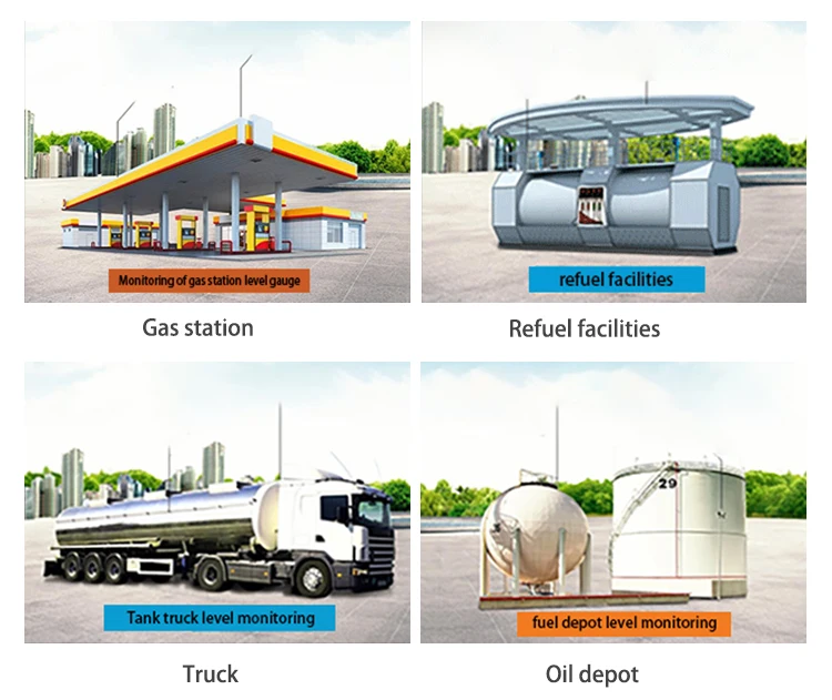 Tank monitoring. Low Level of fuel. Fuel Level Warning Alarm.