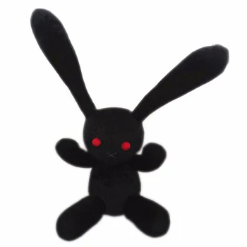 black stuffed bunny