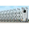 2018 automatic stainless steel sliding folding retractable gate design