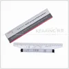 Kearing rigid plastic 30cm engineer student multi rolling scale ruler protractor in the middle