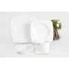 Food grade western customized poland porcelain dinnerware set