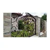 modern style security decorative wrought iron fence designs for garden