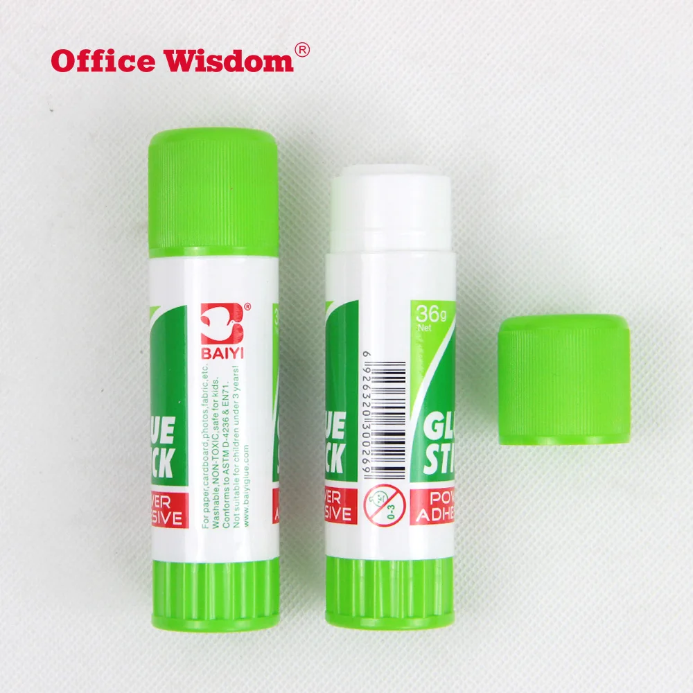 Manufacturer Wholesale Round Shape 36g White Glue Stick For School And
