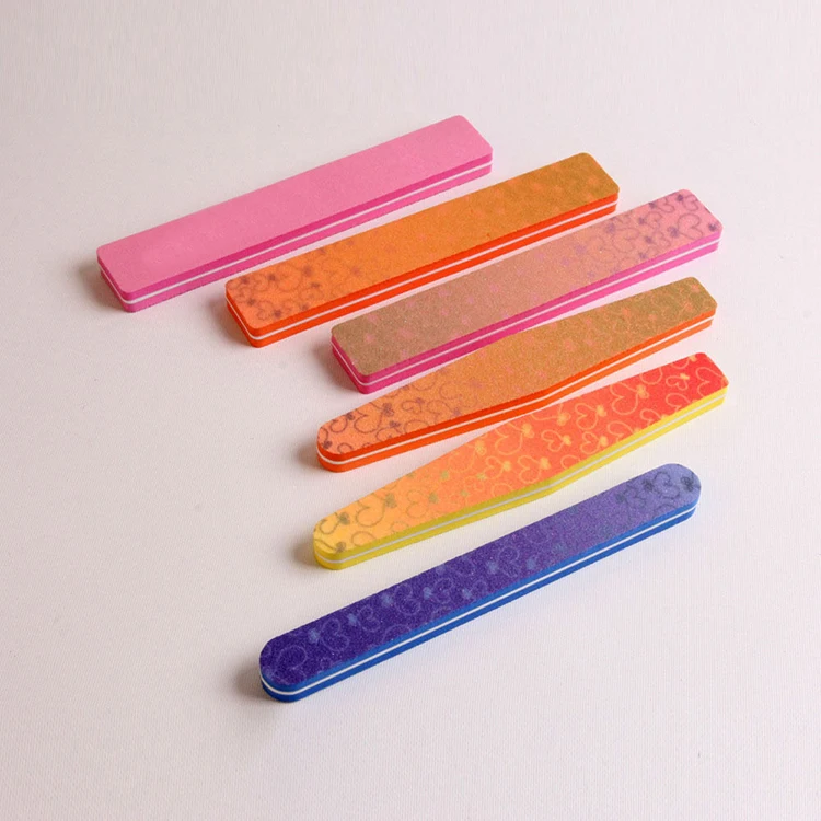 时尚套装美甲打磨文件波兰块缓冲区修指甲修脚指甲提示工具