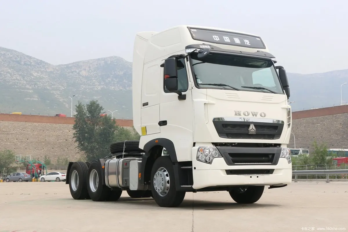 Used Tractor Truck 460HP China Sinotruk Howo T7H Trailer Head Price