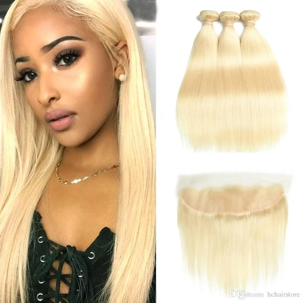 platinum blonde hair ear to ear 613 frontal swiss lace frontal