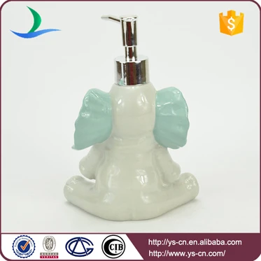 The Cute Animal Elephant Ceramic Hand Liquid Soap Dispenser - Buy Hand ...