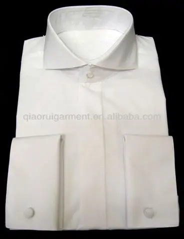 Men's Cream Cutaway Collar French Cuff 